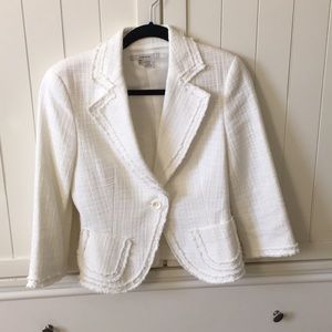 Zara white blazer